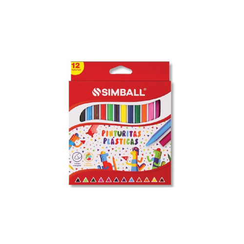 135183 CRAYONES PLASTICOS X 12 UNIDADES DSC - Imagen 1