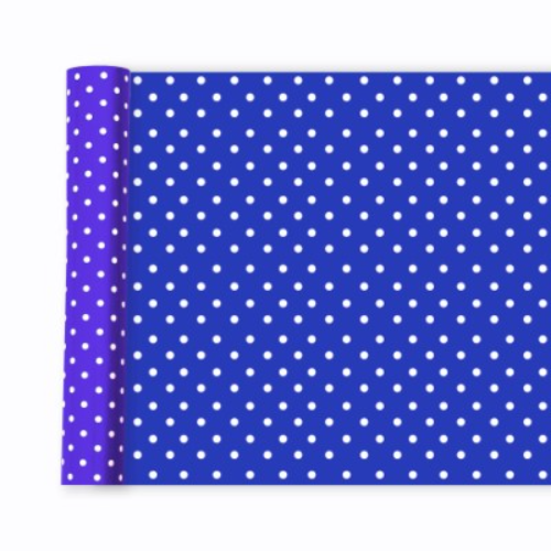 135566 PAPEL FORRAR LUNARES AZUL AJMECHET - Imagen 1