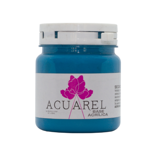 135848 BASE ACRILICA X 200 CC ROSA CHICLE ACUAREL - Imagen 1