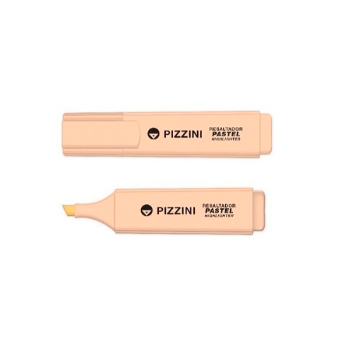 RESALTADOR PASTEL NARANJA PUNTA BISELADA PIZZINI