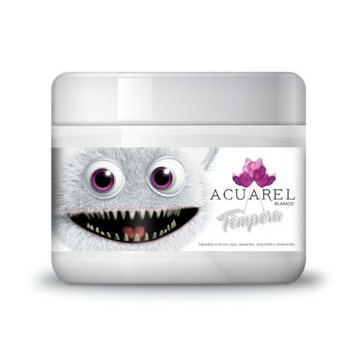 TEMPERA POTE ROSA FLUOR X 250 GR ACUAREL