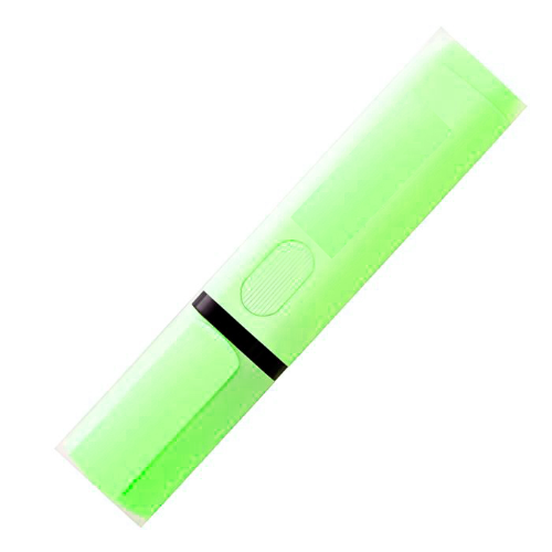 RESALTADOR PASTEL VERDE CHATO LUXOR CON CLIP OLAMI