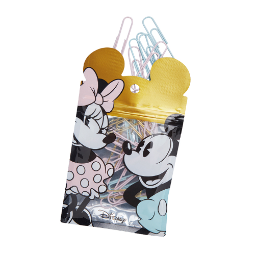 138498- BROCHE CLIPS 50 MM MICKEY&MINNIE PAPER - Imagen 1