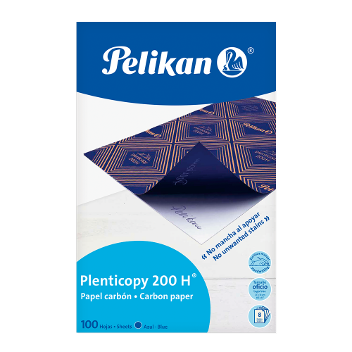 PAPEL CARBONICO AZUL PLENTYCOPY X UNIDAD PELIKAN