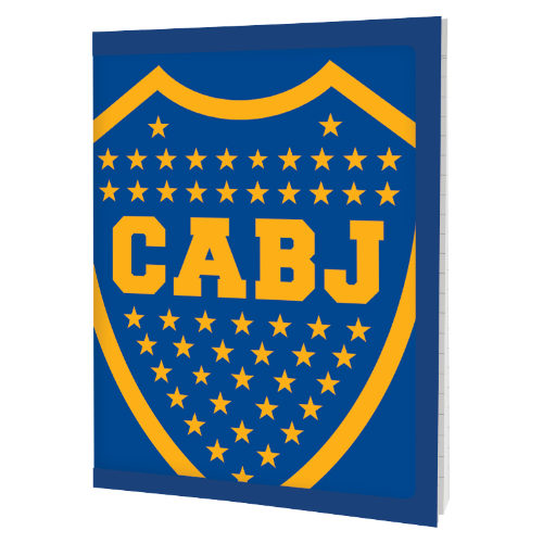 140168 CUADERNO 16X21 TAPA FLEXIBLE BOCA JUNIORS X 48 HOJAS - Imagen 1