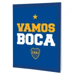 CUADERNO 16X21 TAPA FLEXIBLE BOCA JUNIORS X 48 HOJAS - Imagen 2