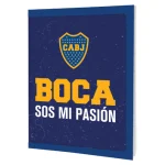 CUADERNO 16X21 TAPA FLEXIBLE BOCA JUNIORS X 48 HOJAS - Imagen 3
