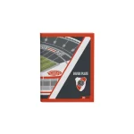 CUADERNO 16X21 TAPA FLEXIBLE RIVER PLATE X 48 HOJAS - Imagen 5