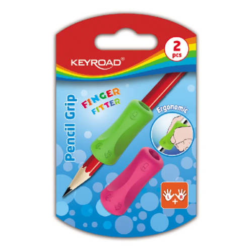 GRIP ERGONOMICO PARA LAPIZ BLISTER X 2 KEYROAD