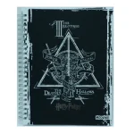 CUADERNO 16x21 TAPA DURA CON ESPIRAL HARRY POTTER X 80 HOJAS MOOVING
