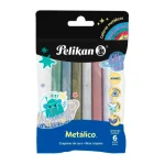 CRAYONES JUMBO METALICOS X 6 UNIDADES PELIKAN