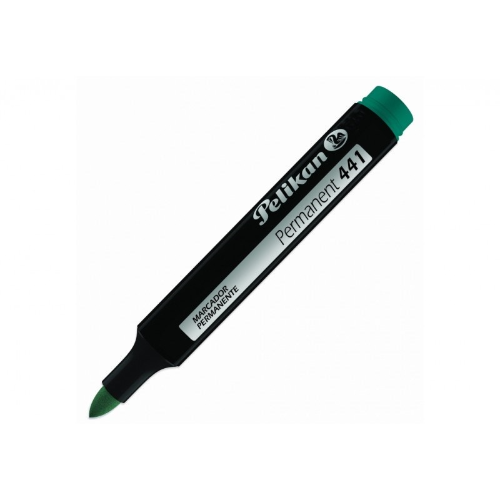 MARCADOR PERMANENTE 441 PUNTA REDONDA VERDE X UNIDAD PELIKAN