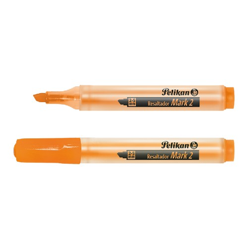 145286 RESALTADOR MARK2 NARANJA X UNIDAD PELIKAN - Imagen 1