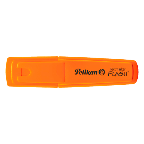 145292 RESALTADOR FLUO NARANJA FLASH X UNIDAD PELIKAN - Imagen 1