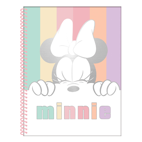 145398 CUADERNO 14.8X21 TAPA DURA MINNIE MOUSE X 80 HOJAS RAYADO - Imagen 1