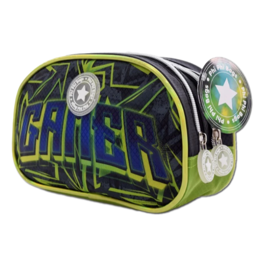 146151 CARTUCHERA 2 CIERRES GAMER - Imagen 1