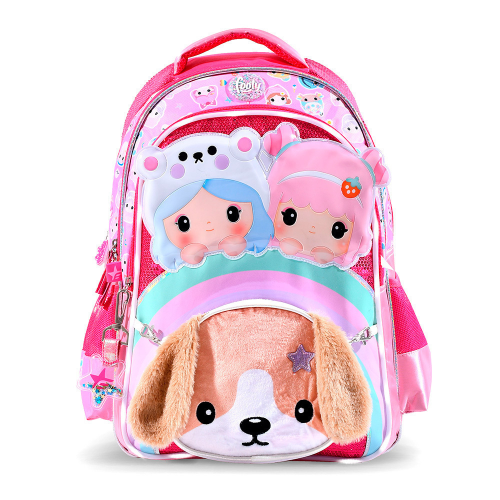 146228 MOCHILA ESPALDA 18 PULGADAS NENA C. FRIENDS CARTERITA FOOTY - Imagen 1