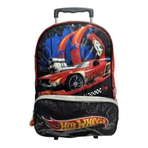 146862 MOCHILA ESPALDA 16 PULGADAS HOT WHEELS FLAME CAR WABRO - Imagen 1