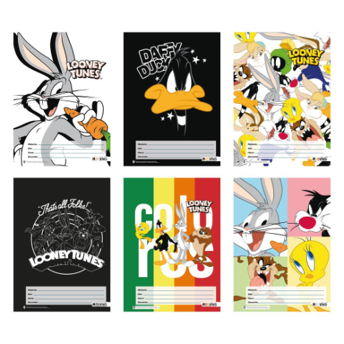 146909 SEPARADORES A4 LOONEY TUNES MOOVING - Imagen 1