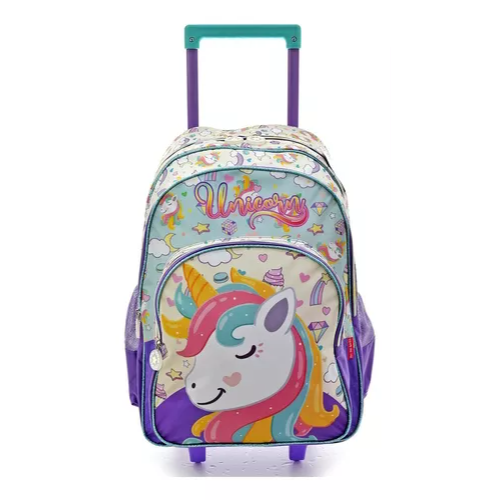 147106 MOCHILA CARRO UNICORNIO BRILLO PHI PHI BAGS - Imagen 1