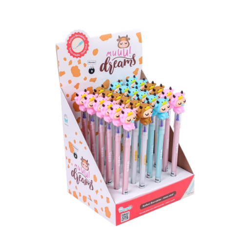 147260 BOLIGRAFO BORRABLE ROLLER MUUU! X UNIDAD - Imagen 1