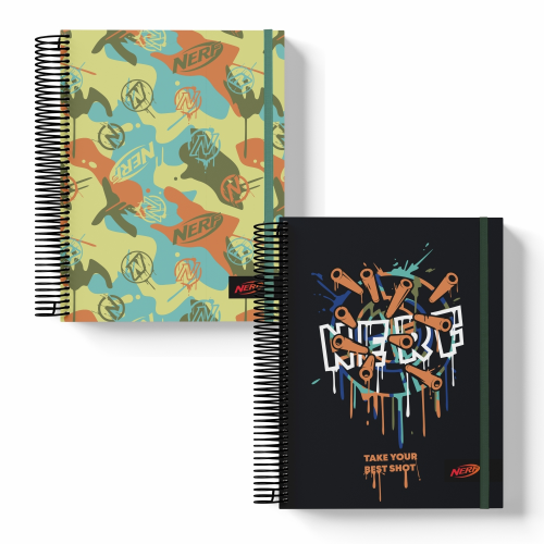 147408 CUADERNO 16X21 TAPA DURA NERF - Imagen 1