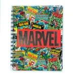 CUADERNO 16X21 TAPA DURA CON ESPIRAL MARVEL 80 HOJAS