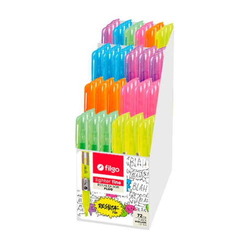 RESALTADOR FLUO LIGHTER FINE X 72 UNIDADES FILGO