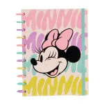 CUADERNO DE DISCOS 20.8X28 LOOP X 80 HS MINNIE MOOSE