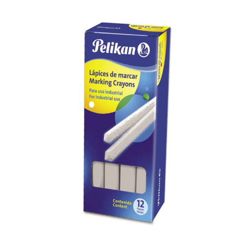 LAPIZ DE MARCAR DE CERA BLANCO X UNIDAD  PELIKAN