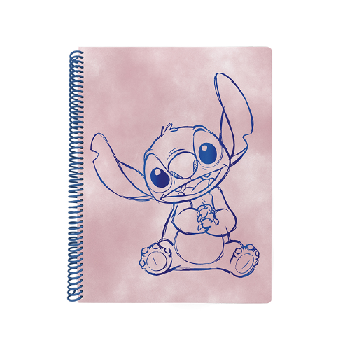152123 CUADERNO UNIVERSITARIO RAYADO STITCH - Imagen 1