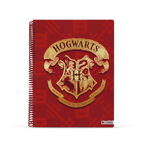152124 CUADERNO UNIVERSITARIO CUADRICULADO HARRY POTTER - Imagen 1