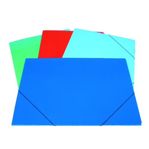 153671 CARPETA 3 SOLAPAS CON ELASTICO ROJO -THE PHEL 5107 - Imagen 1