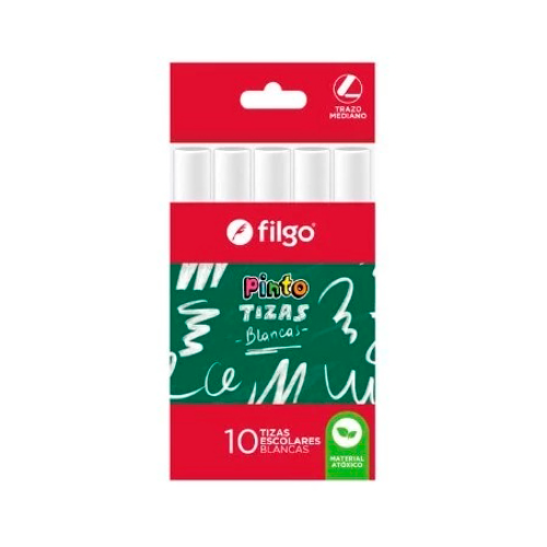 TIZA BLANCA X 10 UNIDADES FILGO