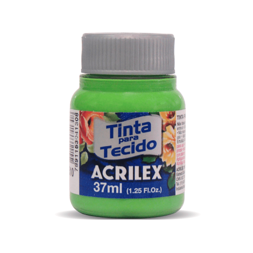 PINTURA TELA X 37 ML MATE VERDE HOJA ACRILEX