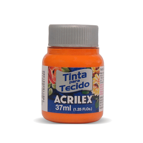 PINTURA TELA X 37 ML MATE NARANJA ACRILEX