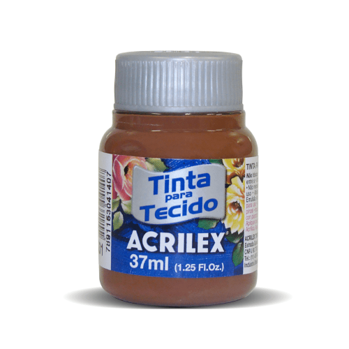 PINTURA TELA X 37 ML MATE MARRÓN ACRILEX