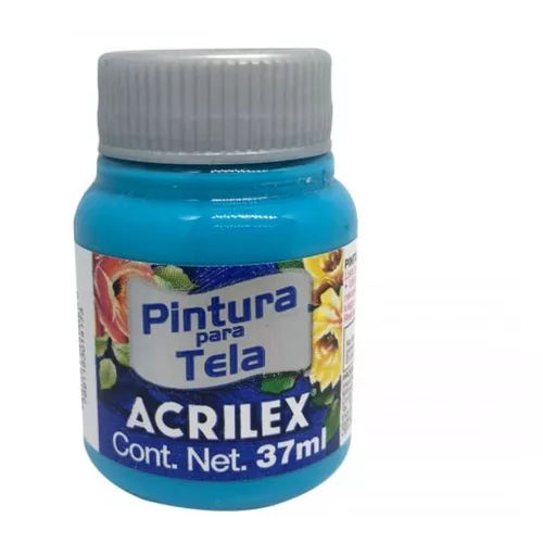 PINTURA TELA X 37 ML MATE AZUL MAR ACRILEX