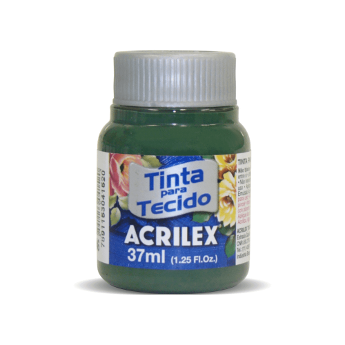 PINTURA TELA X 37 ML MATE VERDE PINO ACRILEX