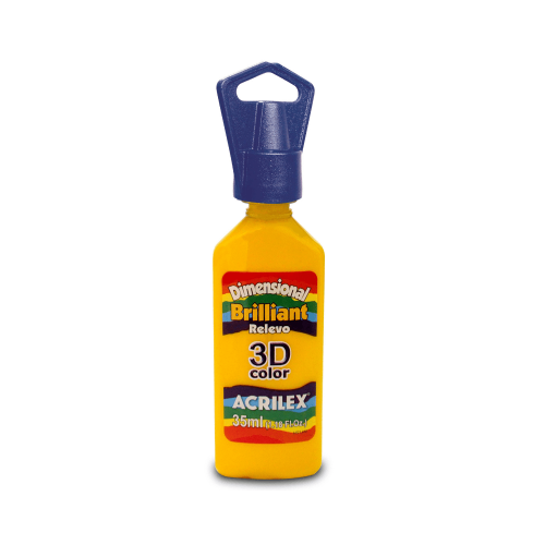 PINTURA DIMENSIONAL BRILLANT X 35 ML AMARILLO ORO ACRILEX