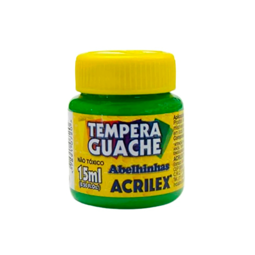TEMPERA VERDE BANDERA X 15 ML X UNIDAD ACRILEX