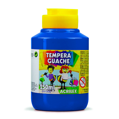 TEMPERA AZUL X 250 ML ACRILEX