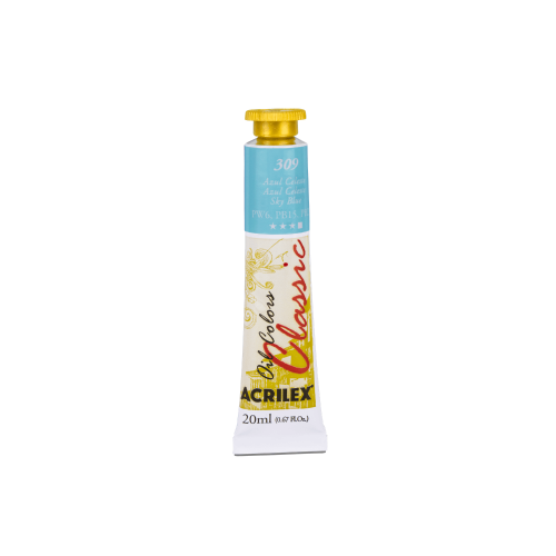 OLEOS CLASICOS X 20 ML AZUL CELESTE ACRILEX