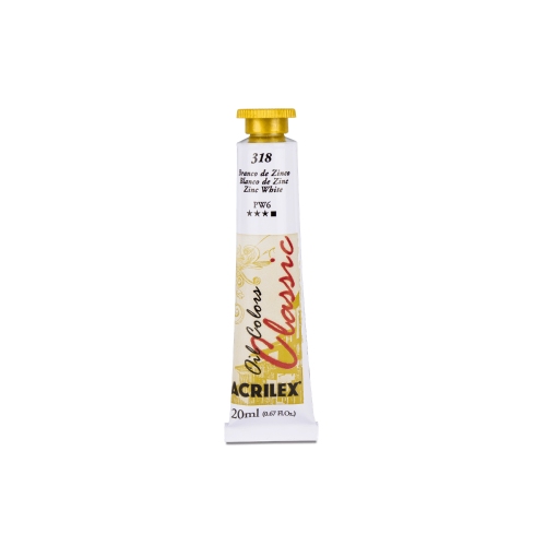 OLEOS CLASICOS X 20 ML BLANCO DE ZINCO ACRILEX