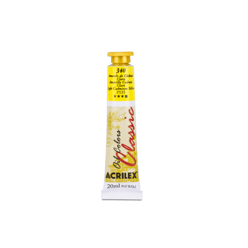 OLEOS CLASICOS X 20 ML AMARILLO CADMIO CLARO ACRILEX