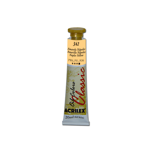 OLEOS CLASICOS X 20 ML AMARILLO NÁPOLES ACRILEX