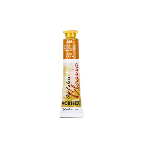 OLEOS CLASICOS X 20 ML AMARILLO OCRE ACRILEX