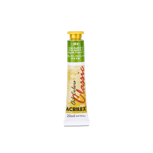 OLEOS CLASICOS X 20 ML VERDE INGLÉS ACRILEX