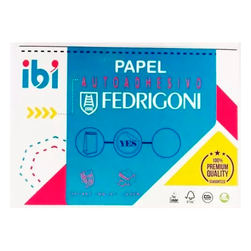 PAPEL AUTOADHESIVO A4 184 GR X 25 HOJAS IBI