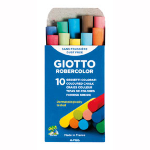 TIZA COLOR X 10 UNIDADES GIOTTO